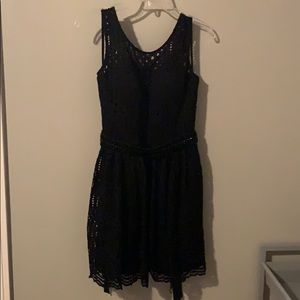 Altar’d State black dress with sparkly belt